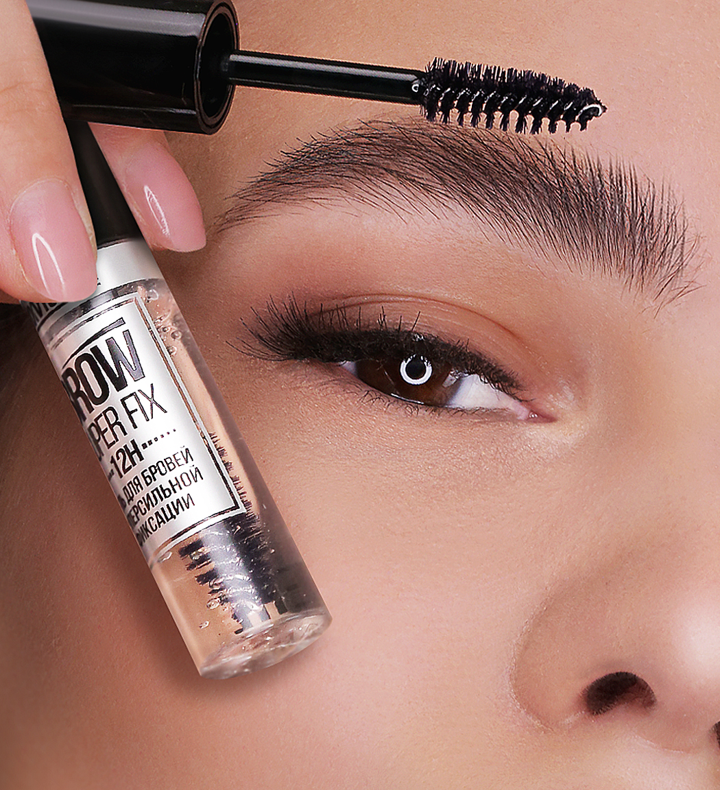 Люксвизаж Гель суперсильной фиксации для бровей Brow Super Fix 12h бесцветный, 6 г (Luxvisage, Брови) фото 2