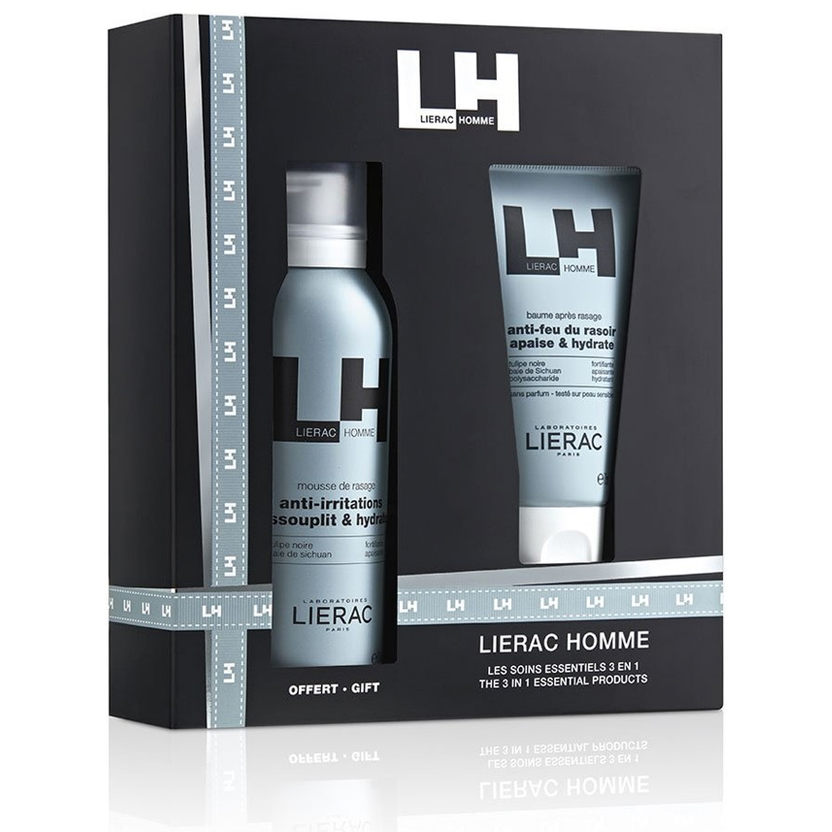 Lierac Подарочный набор: пена для бритья, 150 мл + бальзам после бритья, 75 мл (Lierac, Lierac Homme)