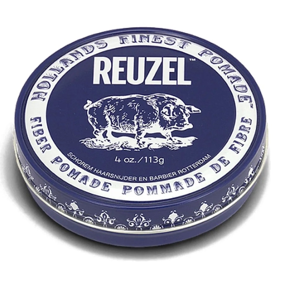 Рузел Помада подвижной фиксации для укладки мужских волос Fiber Pomade Pig, 113 г (Reuzel, Стайлинг) фото 0