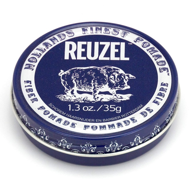 Рузел Помада подвижной фиксации для укладки мужских волос Fiber Pomade Piglet, 35 г (Reuzel, Стайлинг) фото 0