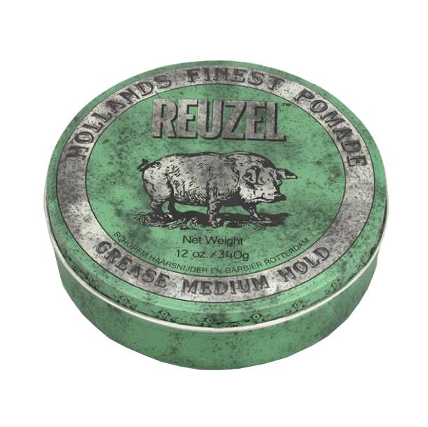Рузел Помада средней фиксации для укладки мужских волос Grease Medium Hold Hog, 340 г (Reuzel, Стайлинг) фото 0