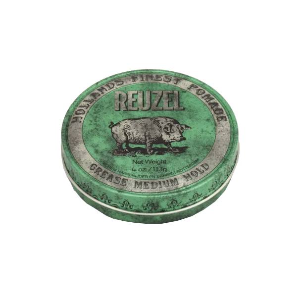 Рузел Помада средней фиксации для укладки мужских волос Grease Medium Hold Pig, 113 г (Reuzel, Стайлинг) фото 0