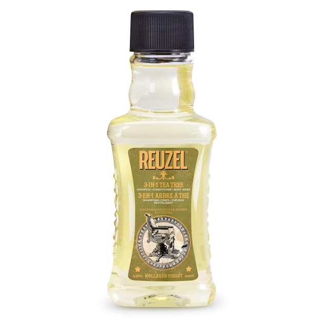 Reuzel Мужской шампунь 3 в 1 Tea Tree Shampoo для тела и волос, 100 мл (Reuzel, Пеномойка)