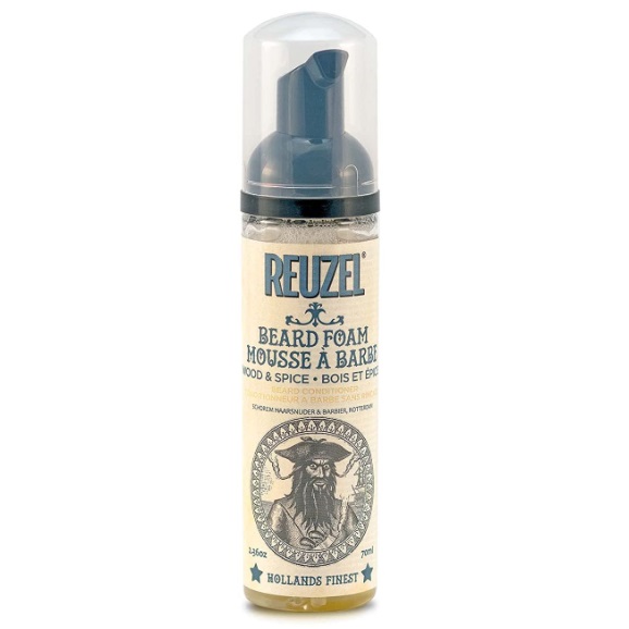 цена Reuzel Несмываемый кондиционер-пена для бороды Wood & Spice Beard Foam, 70 мл (Reuzel, Борода и усы)