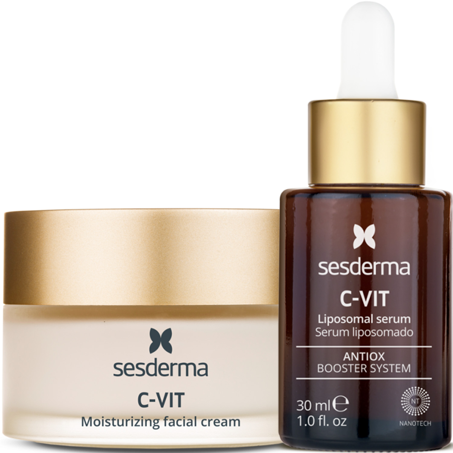 Сесдерма Программа Anti-Age основной и дополнительный уход: крем 50 мл + сыворотка 30 мл (Sesderma, C-Vit) фото 5