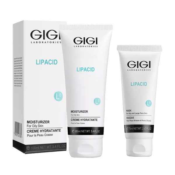 GiGi Набор для увлажнения кожи: маска 75 мл + крем 100 мл (GiGi, Lipacid) gigi крем lipacid moisturizer 100 мл