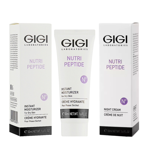 ДжиДжи Пептидный набор: дневной крем 50 мл + ночной крем 50 мл (GiGi, Nutri-Peptide) фото 0
