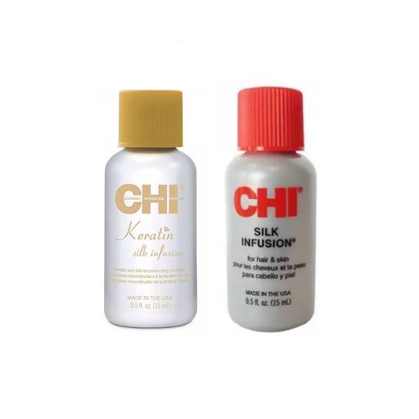 Купить Chi Набор для восстановления волос: шелк 15 мл + гель 15 мл (Chi, Наборы), США