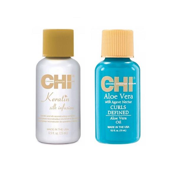 

Chi Набор для восстановления волос (масло 15 мл + шелк 15 мл) (Chi, Наборы), Наборы
