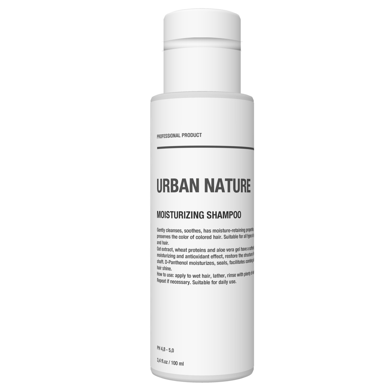 Urban Nature Увлажняющий шампунь, 100 мл (Urban Nature, Увлажнение)