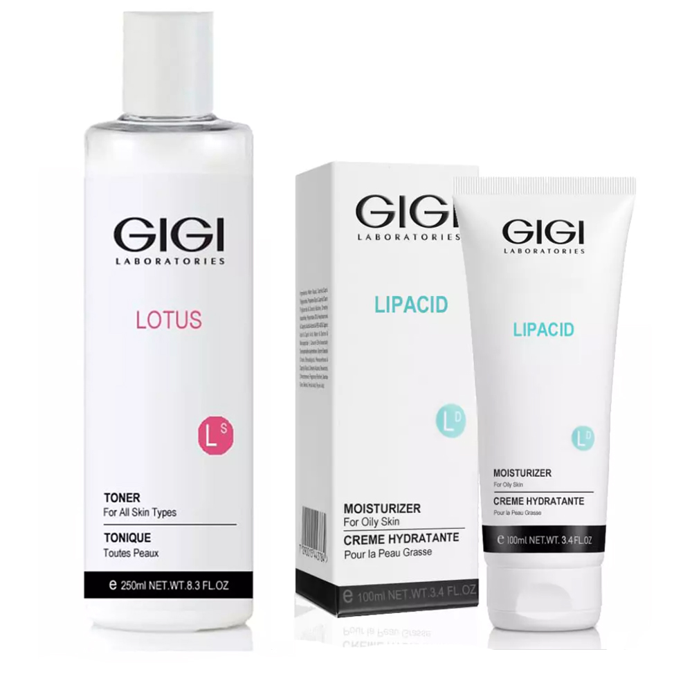 цена GiGi Набор для увлажнения кожи: крем 100 мл + тоник 250 мл (GiGi, Lotus Beauty)