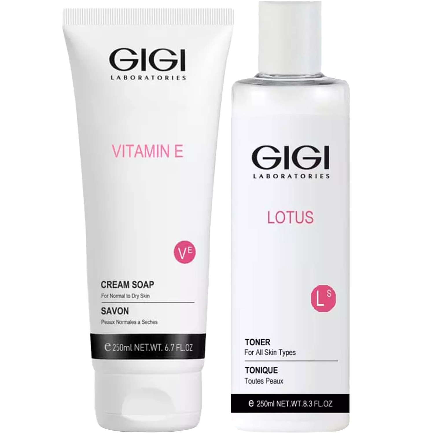 ДжиДжи Программа GiGi очищение: крем-мыло 250 мл + тоник 250 мл (GiGi, Vitamin E) фото 2