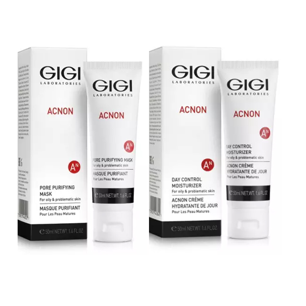 GiGi Набор для проблемной кожи: маска 50 мл + крем 50 мл (GiGi, Acnon) gigi набор an set для борьбы с проблемной кожей