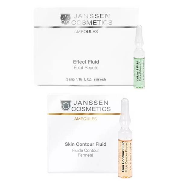 Janssen Cosmetics Набор антивозрастной: сыворотка с пептидами 3х2 мл + сыворотка для клеточного обновления 3х2 мл (Janssen Cosmetics, Ampoules)