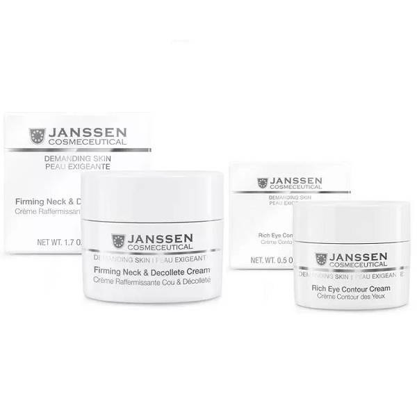 Janssen Cosmetics Набор для укрепления кожи: крем для век 15 мл + крем 50 мл (Janssen Cosmetics, Demanding skin)