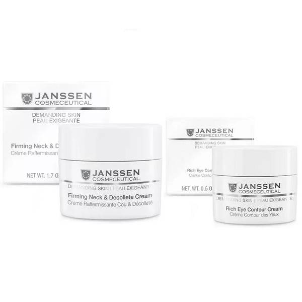 

Janssen Cosmetics Набор для укрепления кожи: крем для век 15 мл + крем 50 мл (Janssen Cosmetics, Demanding skin), Demanding skin