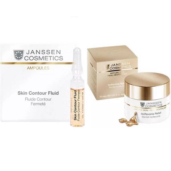 Янсен Косметикс Набор Anti-age: сыворотка с пептидами 3х2 мл + капсулы 10 шт (Janssen Cosmetics, Capsules) фото 0