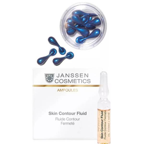 сыворотка janssen cosmetics skin contour fluid anti age лифтинг 3 шт 2 мл 3 шт Janssen Cosmetics Набор средств для лифтинга: сыворотка с пептидами 3х2 мл + капсулы для глаз 10 шт (Janssen Cosmetics, Capsules)