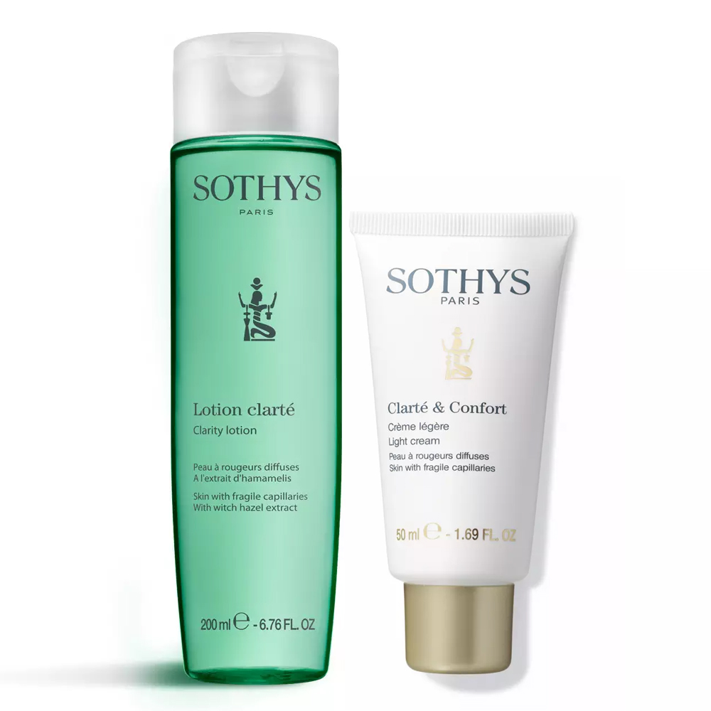 Sothys Набор для чувствительной кожи: крем 50 мл + тоник 200 мл (Sothys, Clarte  Comfort)