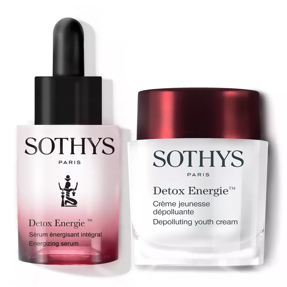 Сотис Набор энергонасыщающий: крем 50 мл + сыворотка 30 мл (Sothys, Detox Energie) фото 0