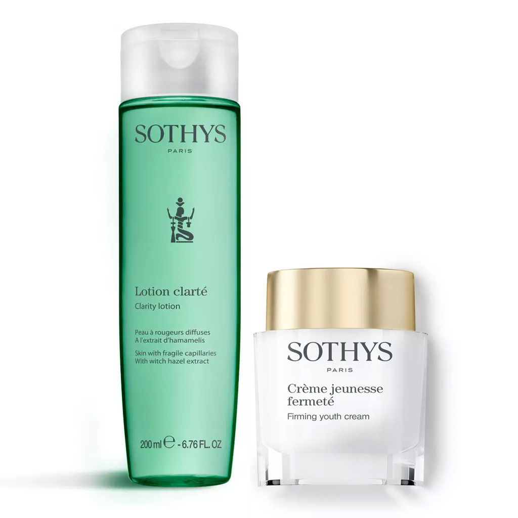 Sothys Набор укрепляющий: тоник 200 мл + крем 50 мл (Sothys, Youth Anti-Age Creams) sothys реструктурирующий крем restructuring youth cream 50 мл sothys youth anti age creams