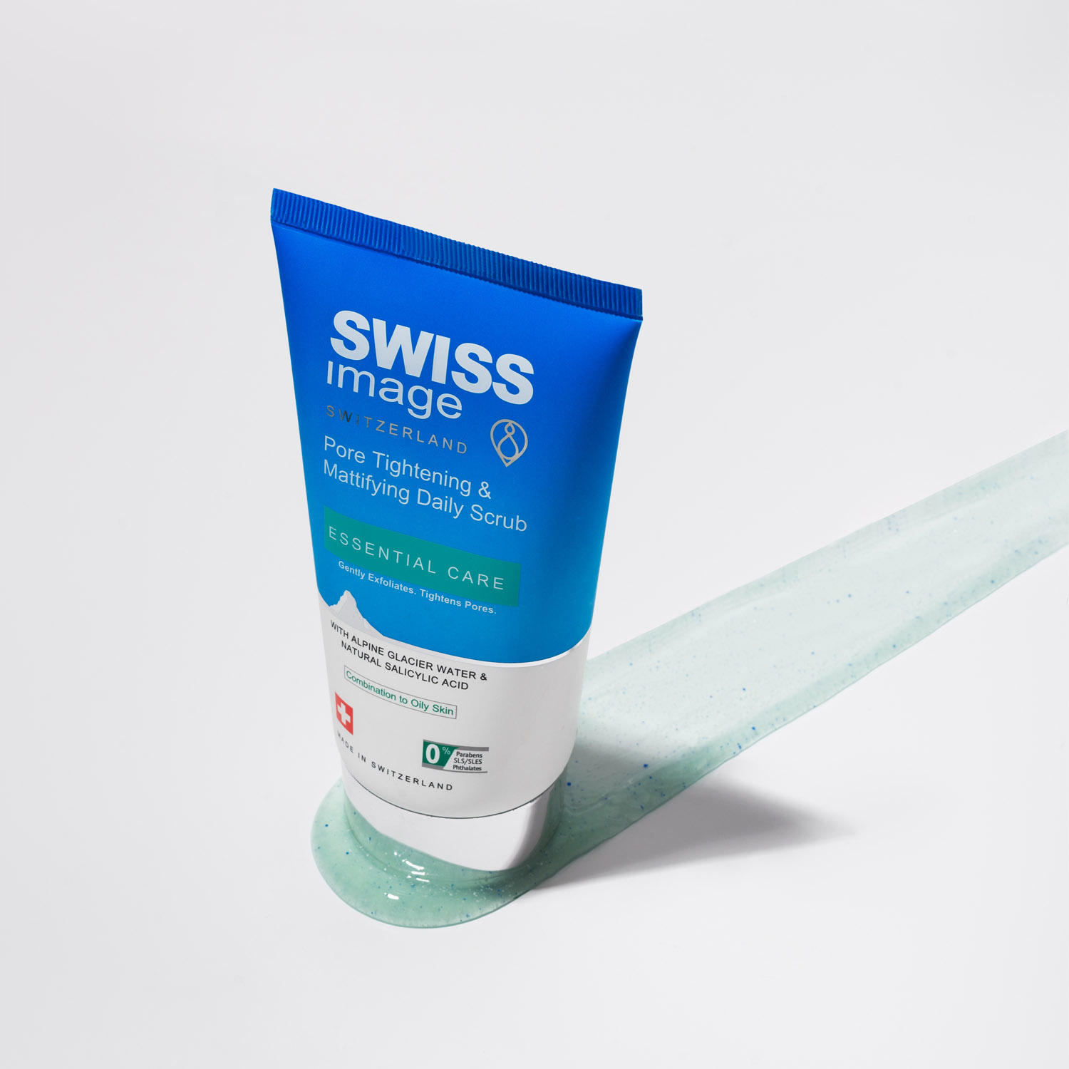 Свисс Имидж Матирующий и сужающий поры скраб для ежедневного применения, 150 мл (Swiss image, Базовый уход) фото 3