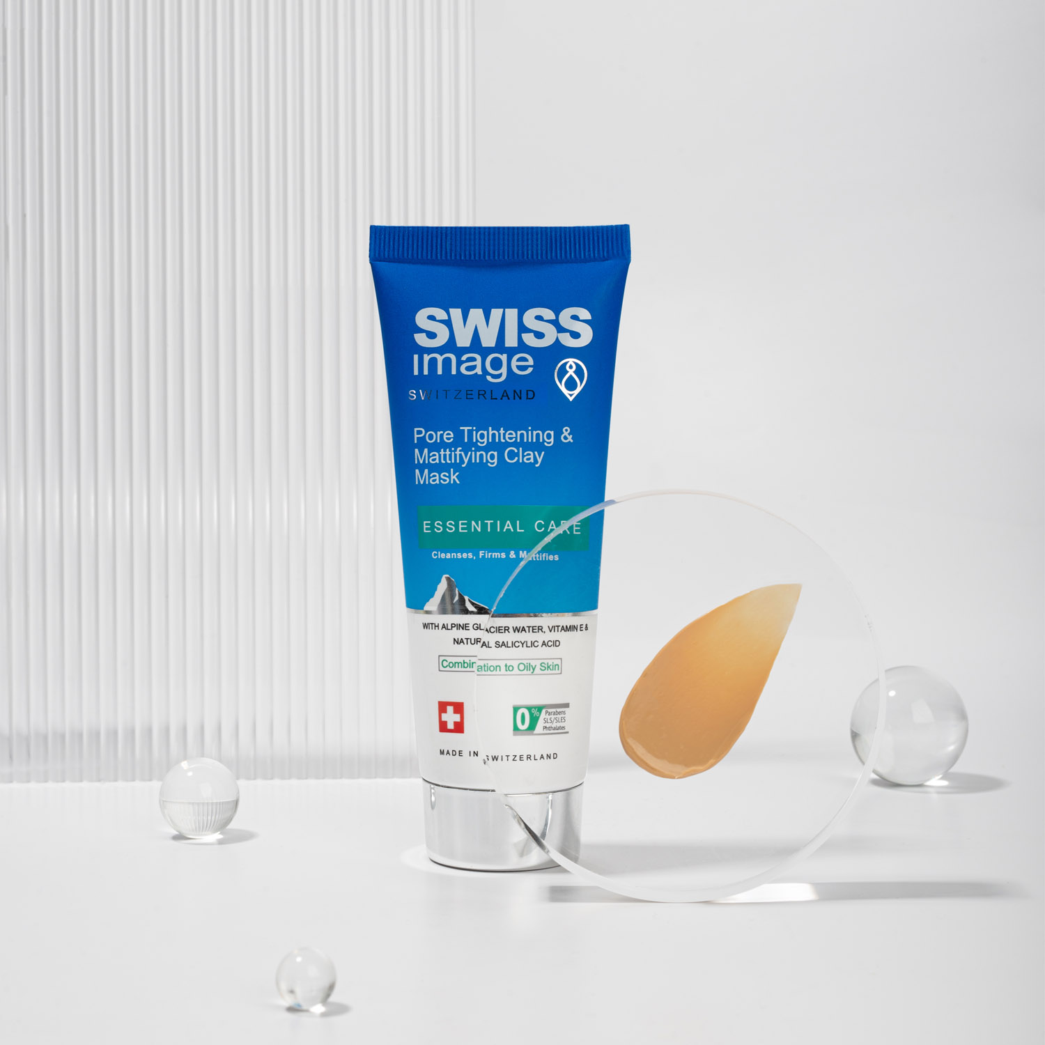 Свисс Имидж Матирующая и сужающая поры глиняная маска, 75 мл (Swiss image, Базовый уход) Свисс Имидж Матирующая и сужающая поры глиняная маска, 75 мл (Swiss image, Базовый уход) фото 3