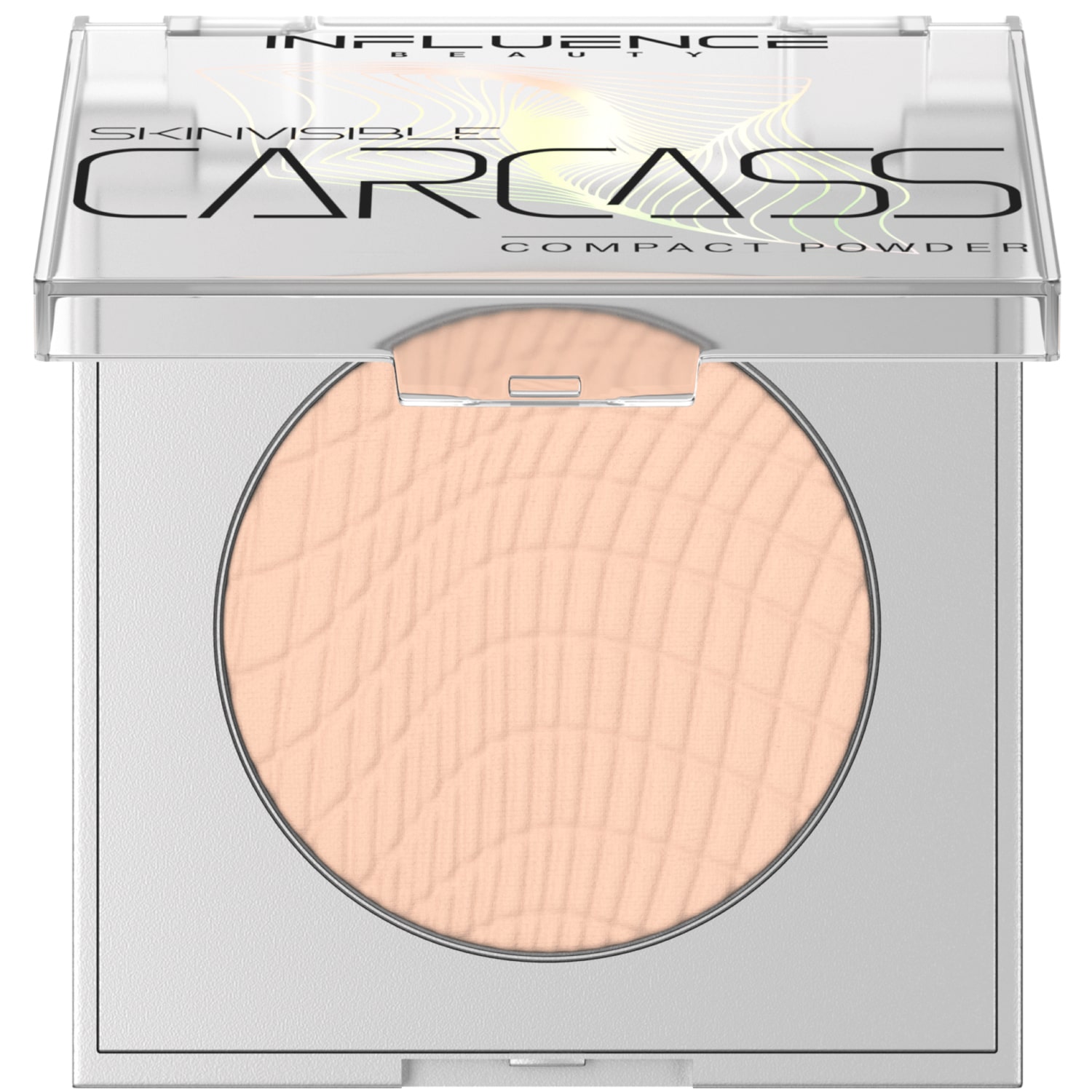 Легкая компактная пудра Skinvisible Carcass, тон 03: бежевый, 4,2 г (INFLUENCE beauty, Лицо)  Легкая компактная пудра Skinvisible Carcass, тон 03: бежевый, 4,2 г (INFLUENCE beauty, Лицо) фото 0