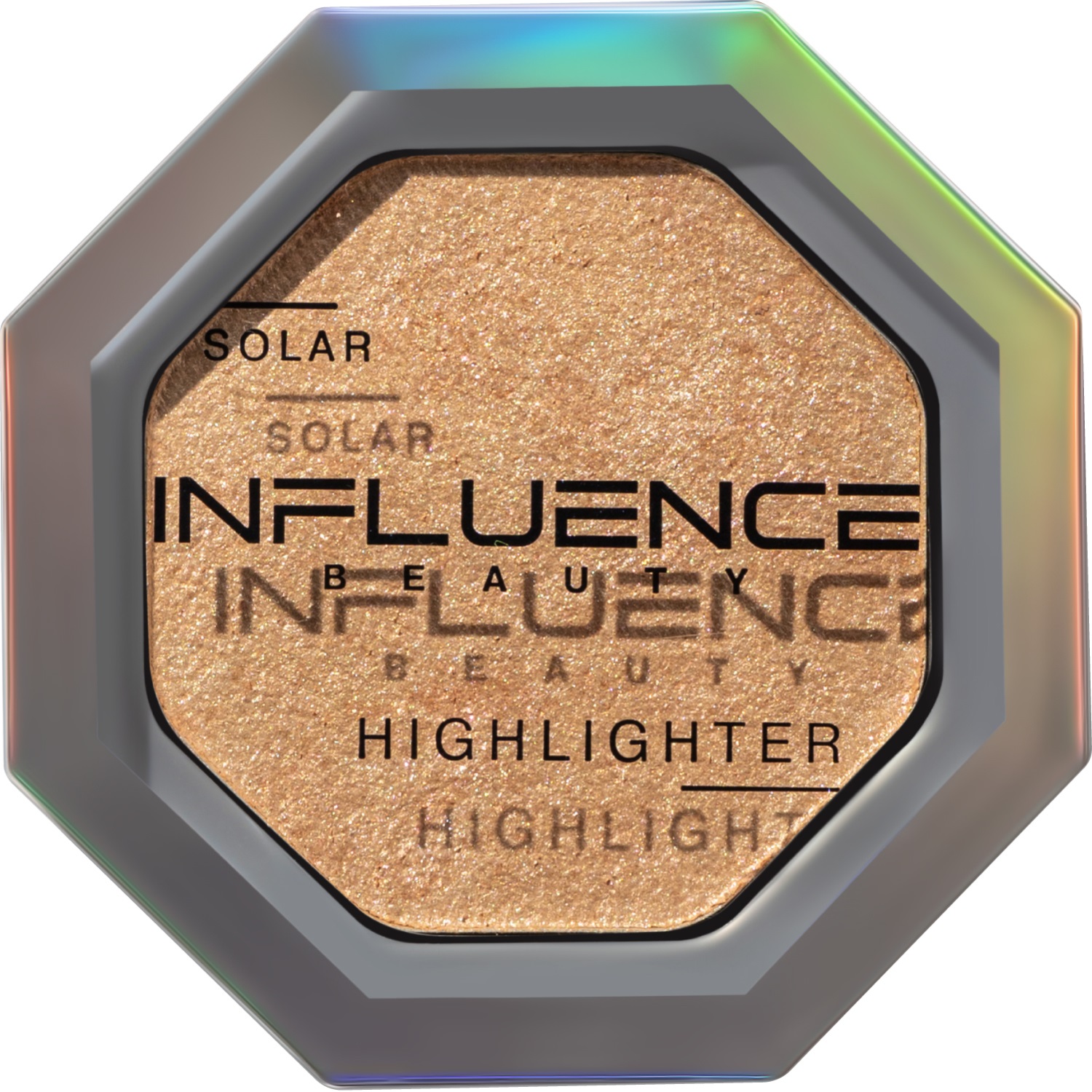 Хайлайтер Solar с сияющими частицами, золотой, 4,8 г (INFLUENCE beauty, Лицо) фото 0