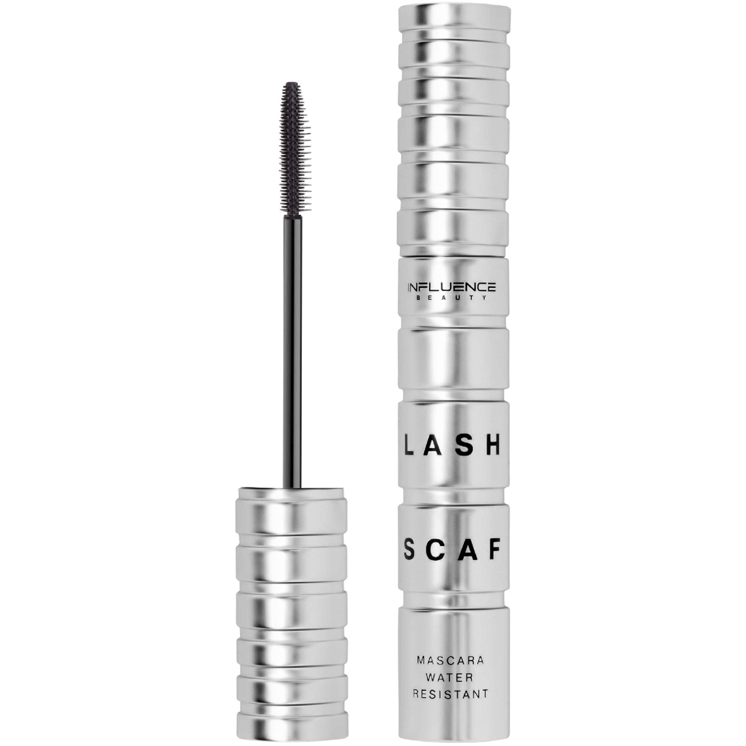 INFLUENCE beauty Влагостойкая тушь Lash Scaf с эффектом объемных разделенных ресниц, черная, 6 мл (INFLUENCE beauty, Глаза)