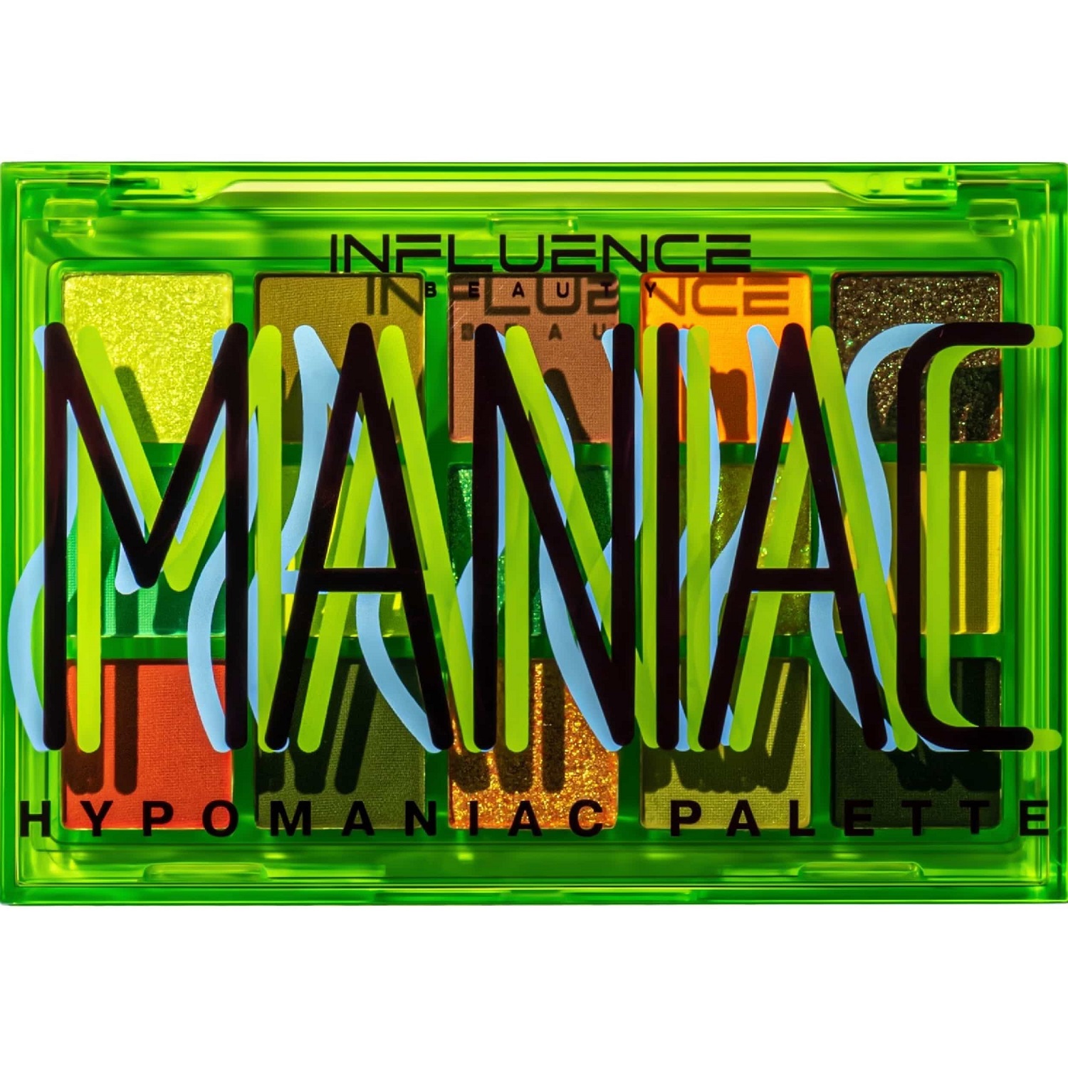  Палетка теней Hypomaniac из 15 оттенков, 15 г (INFLUENCE beauty, Глаза) фото 2