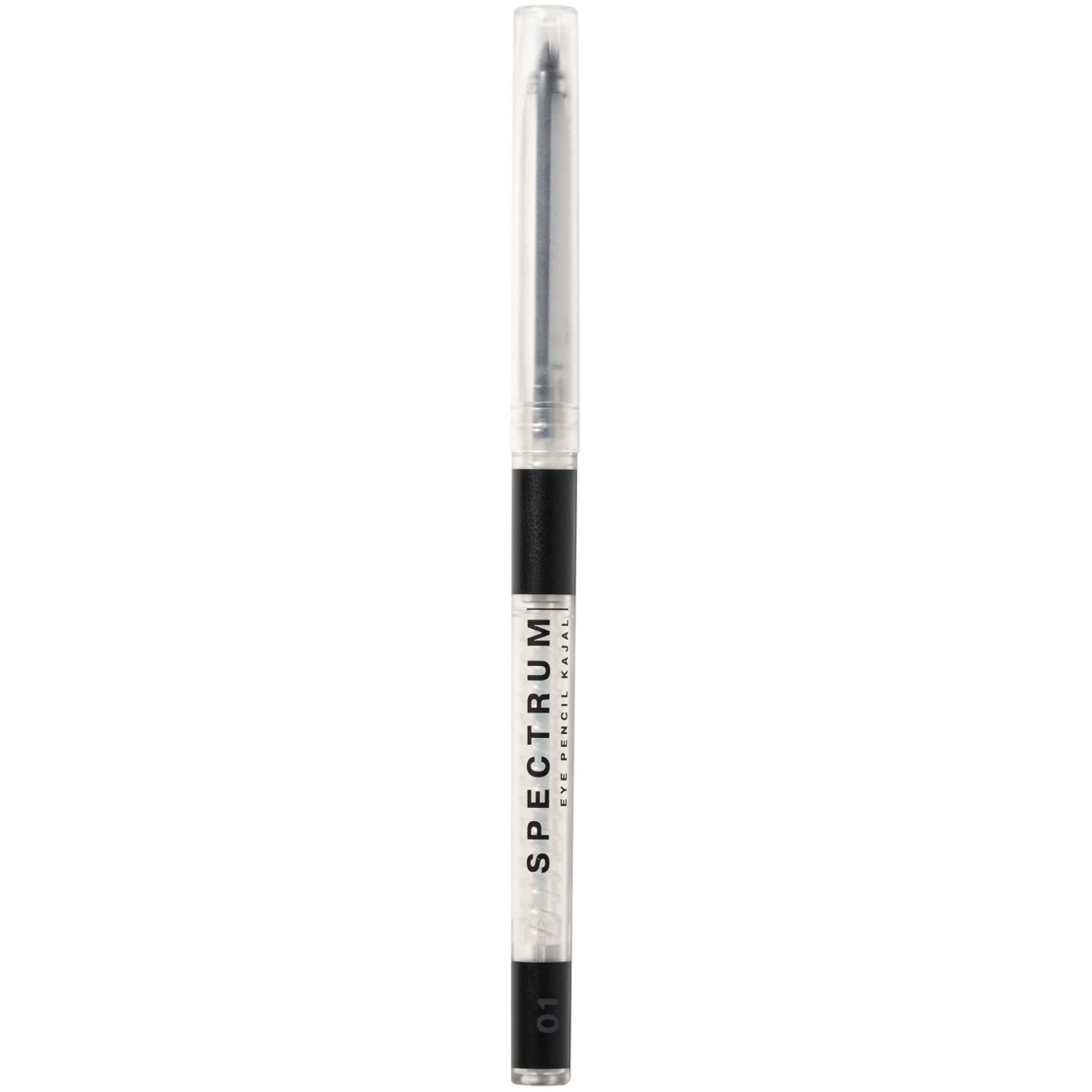 INFLUENCE beauty Гелевый автоматический карандаш для глаз Spectrum, тон 01: черный, 0,28 г (INFLUENCE beauty, Глаза)