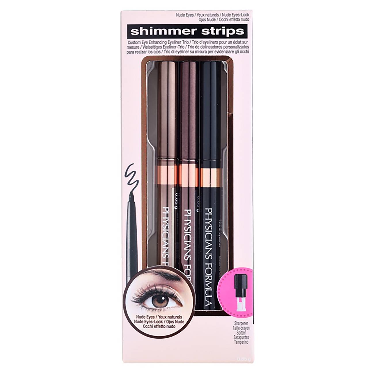 Физишенс Формула Набор карандашей для век Shimmer Strips Custom Eye Enhancing Eyeliner Trio-Nude Eyes, 3 х 0,85 г (Physicians Formula, Глаза) фото 1