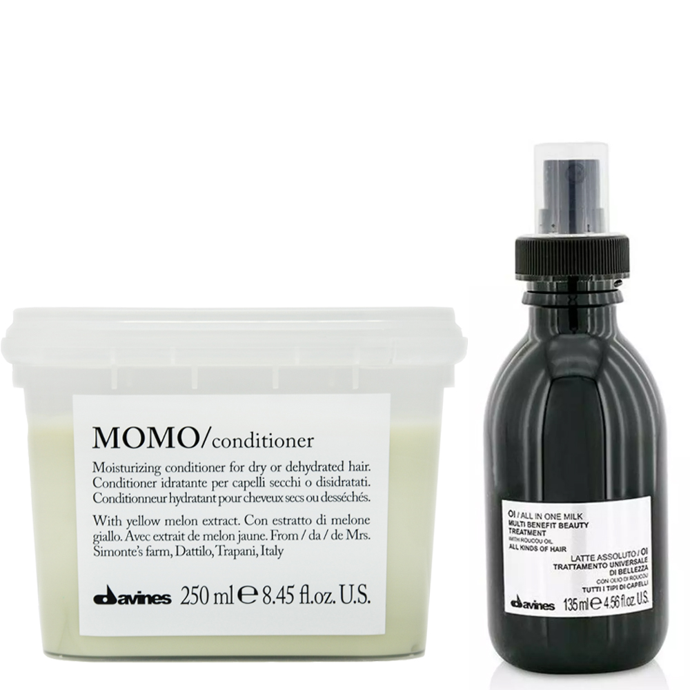 Davines Набор для легкости расчесывания: молочко 135 мл + кондиционер 250 мл (Davines, Essential Haircare)