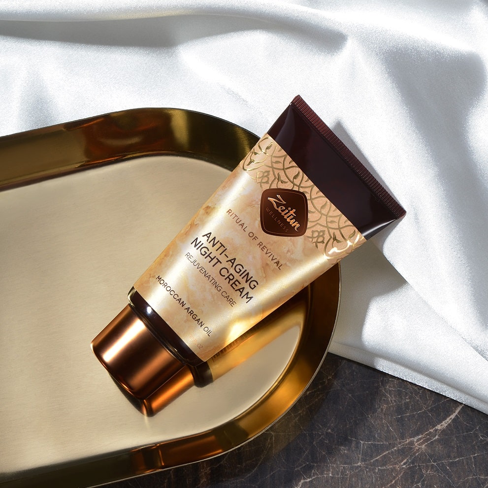 Зейтун Антивозрастной ночной крем для лица  Зейтун Антивозрастной ночной крем для лица