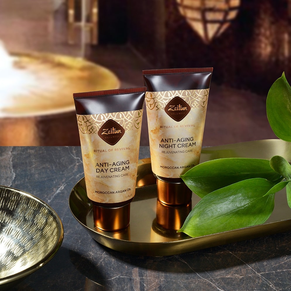 Зейтун Антивозрастной ночной крем для лица  Зейтун Антивозрастной ночной крем для лица