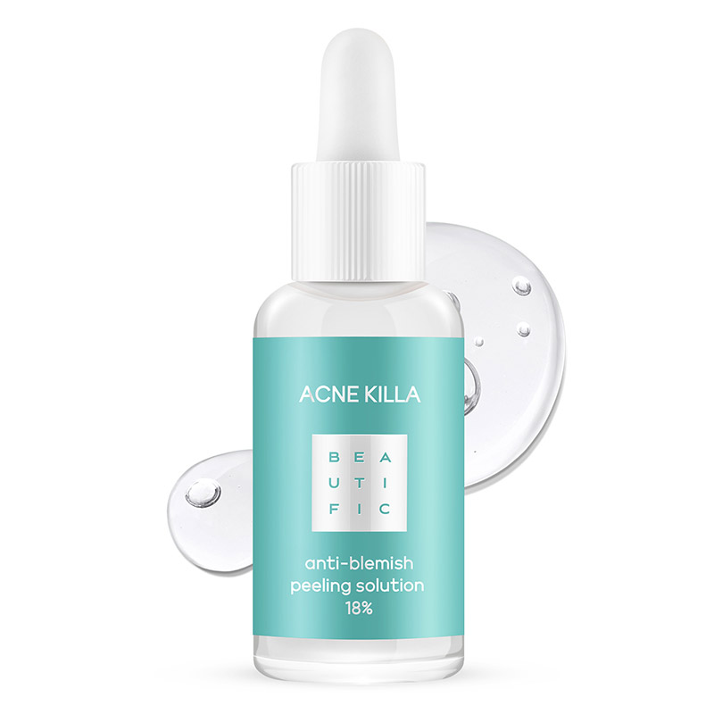 Бьютифик Пилинг-гель для проблемной кожи лица Acne Killa с салициловой кислотой и цинком, 30 мл (Beautific, Face) фото 3
