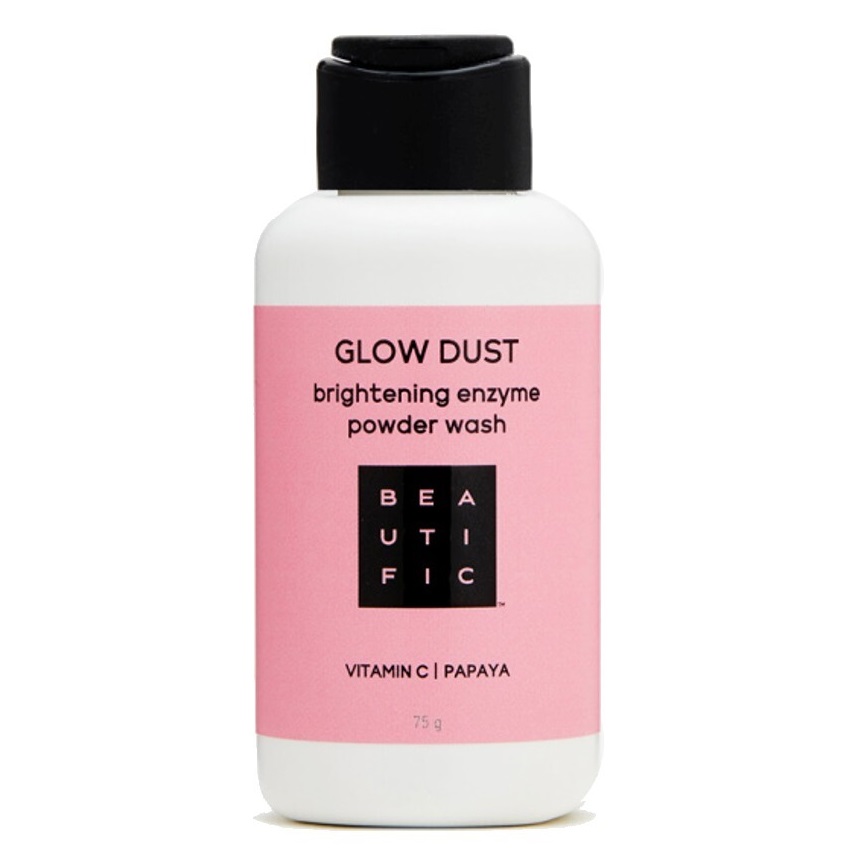 Beautific Энзимная пудра Glow Dust для всех типов кожи, 75 г (Beautific, Face) пудра для умывания beautific энзимная пудра для всех типов кожи для сияния glow dust