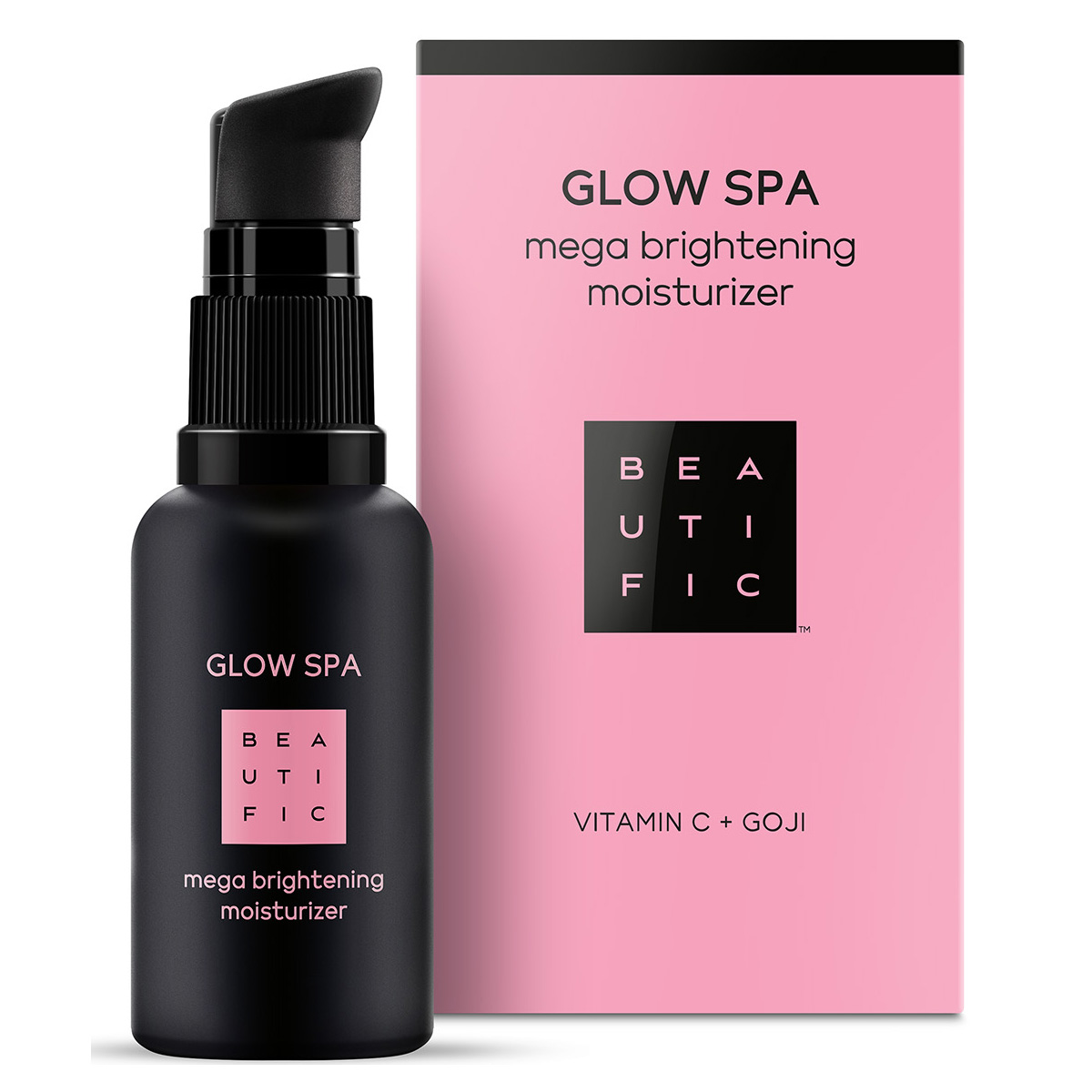 Бьютифик Многофункциональный совершенствующий крем для лица Glow SPA с витамином С и экстрактом годжи, 30 мл (Beautific, Face) фото 0