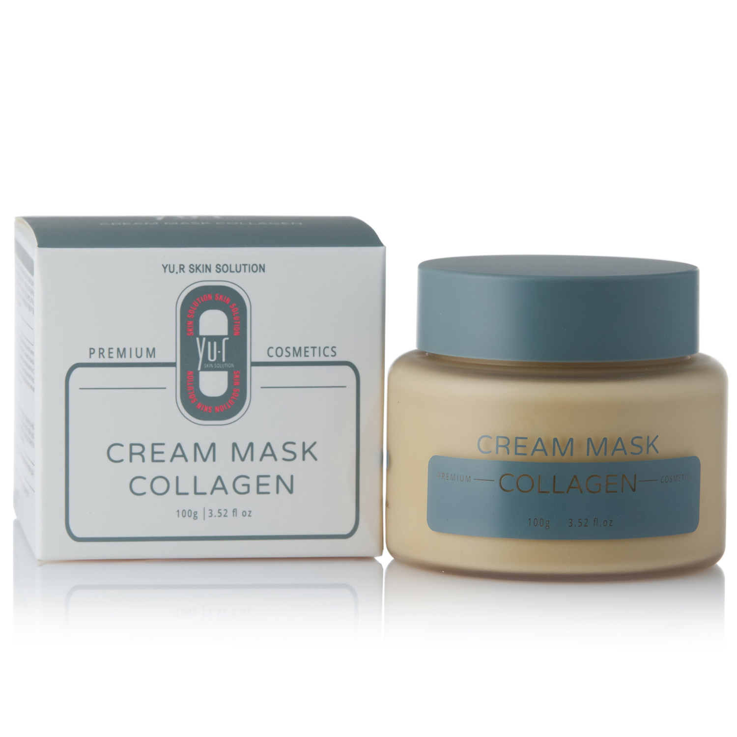 Yu.R Кремовая маска с коллагеном Cream Mask Collagen, 100 г (Yu.R, ) yu r кремовая маска с коллагеном cream mask collagen 100 г yu r