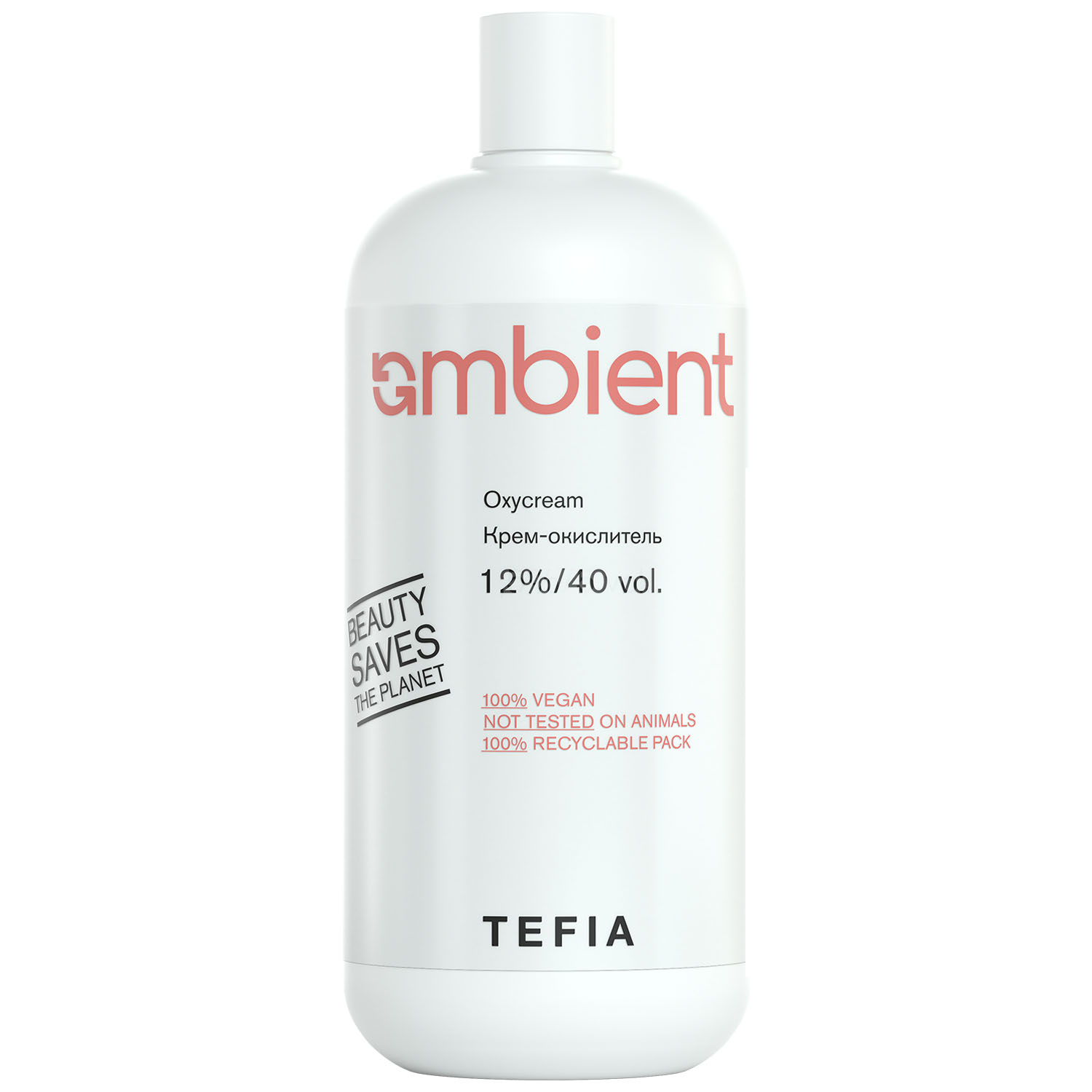 Тефия Крем-окислитель Oxycream 12% 4 vol., 900 мл (Tefia, Ambient) фото 0