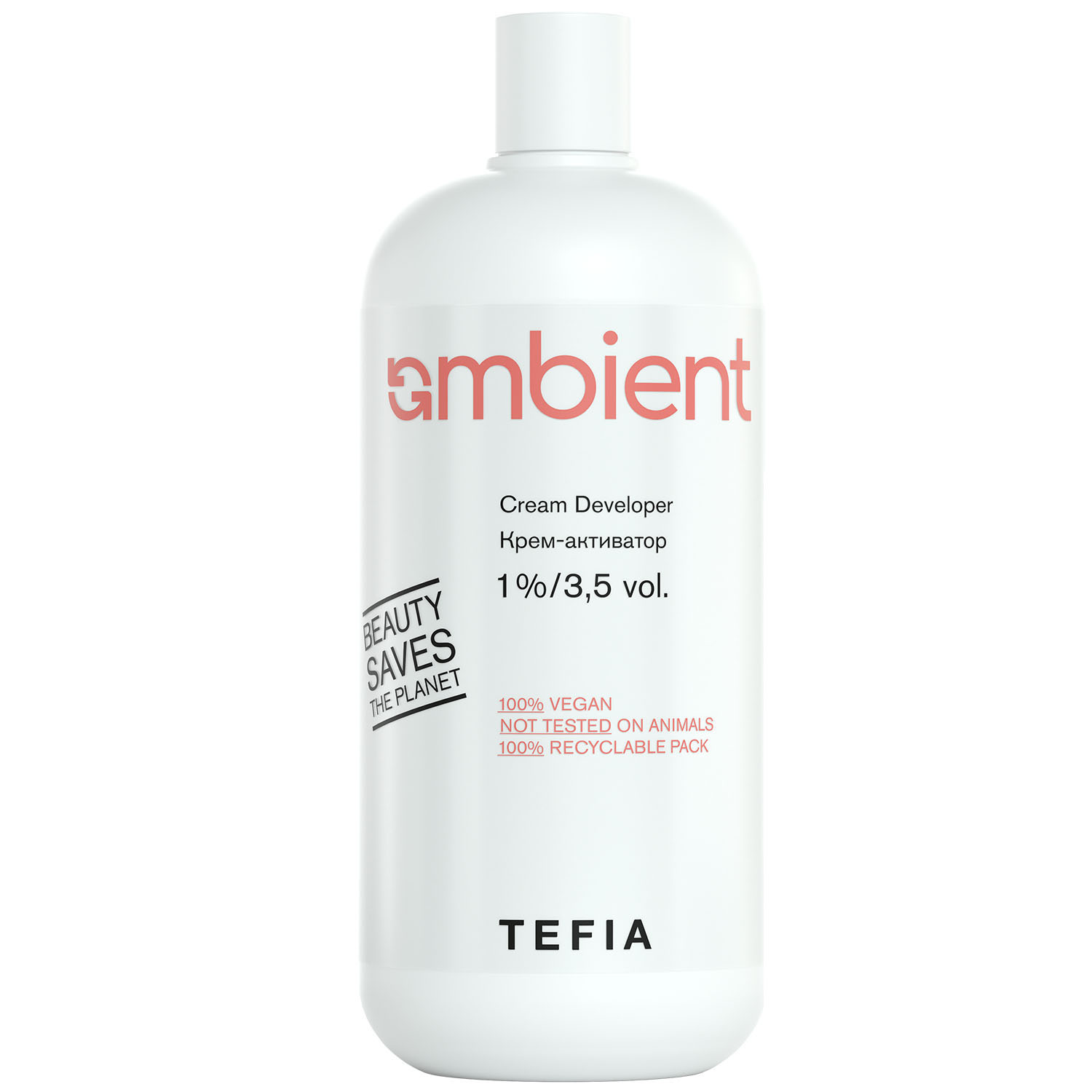 Тефия Крем-активатор Cream Developer 1% 3,5 vol., 900 мл (Tefia, Ambient) фото 0