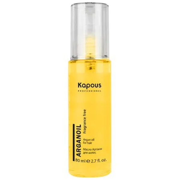 Kapous Professional Масло арганы для волос, 80 мл (Kapous Professional, Fragrance free) kapous professional увлажняющая сыворотка с маслом арганы 200 мл kapous professional fragrance free