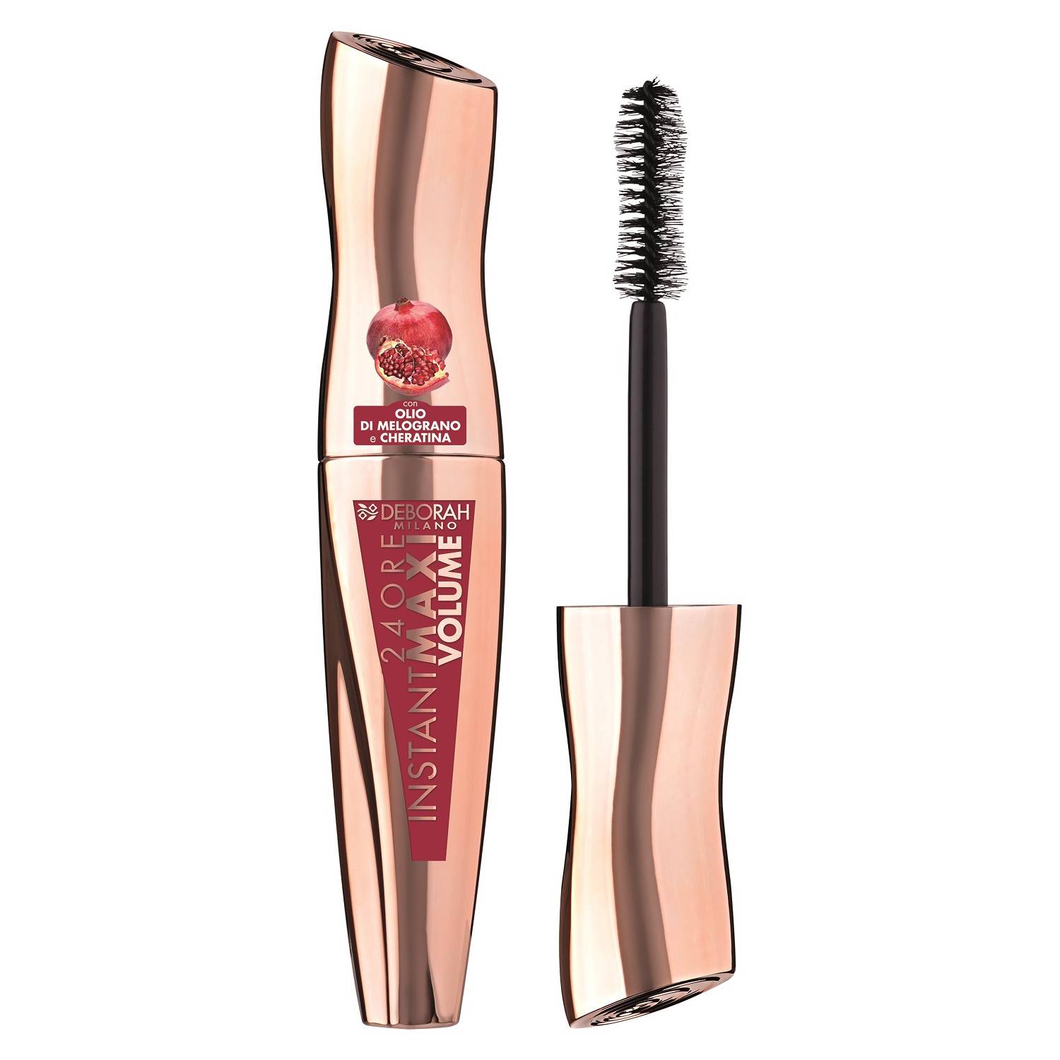 Дебора Подарочный набор № 3 в стальном футляре: тушь для ресниц 24Ore Instant Maxi Volume с гранатом + карандаш для век 24Ore Long Lasting (Deborah, Sets) фото 3