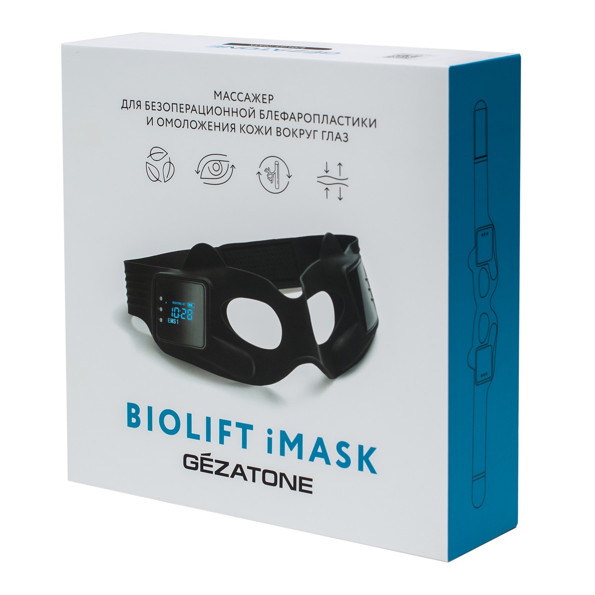 Gezatone Массажер-маска для безоперационной блефаропластики и омоложения кожи век Biolift iMask (Gezatone, Массажеры для глаз) цена и фото