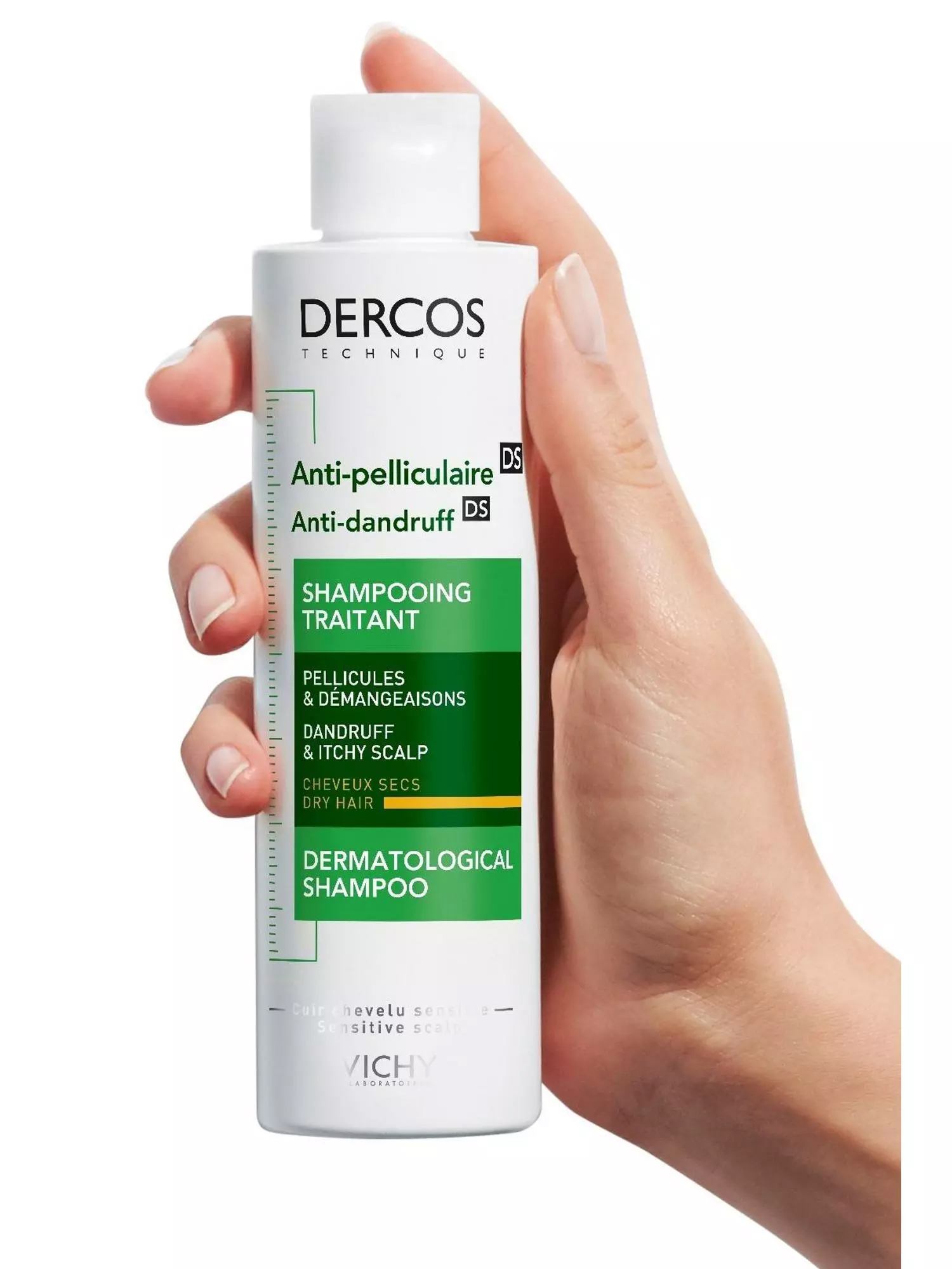 Виши Набор Интенсивный шампунь-уход против перхоти для сухих волос, 200 мл х 2 шт (Vichy, Dercos) фото 3