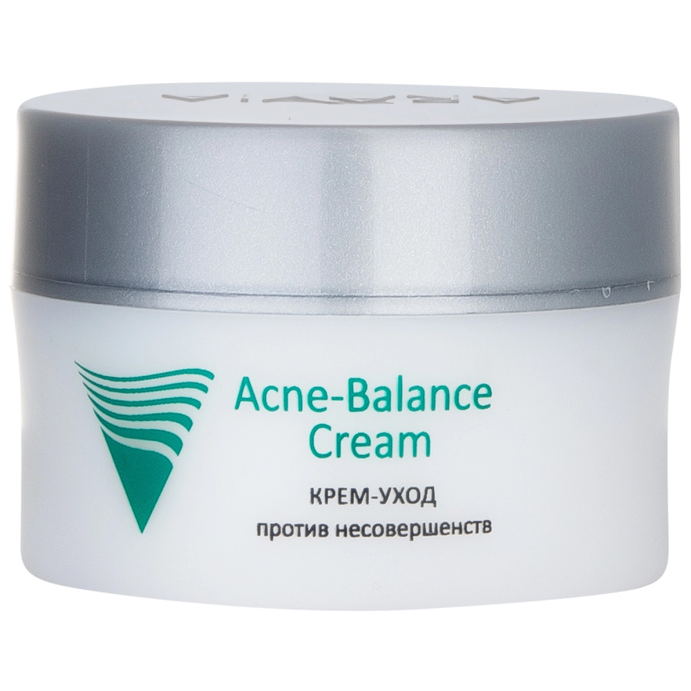 Aravia Professional Крем-уход против несовершенств Acne-Balance Cream, 50 мл (Aravia Professional, Уход за лицом) крем для лица бизорюк улиточный крем для проблемной кожи от акне и угревой сыпи как избавиться от акне