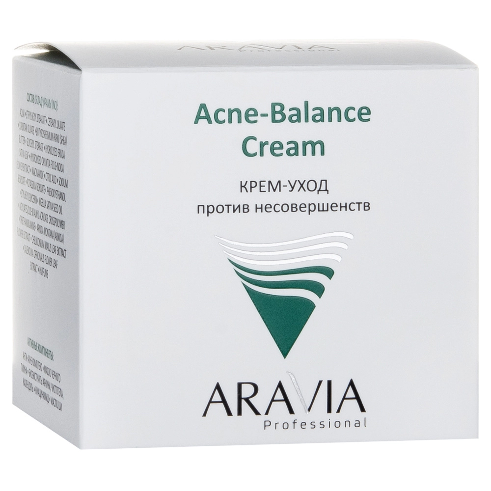 Аравия Профессионал Крем-уход против несовершенств Acne-Balance Cream, 50 мл (Aravia Professional, Уход за лицом) фото 4