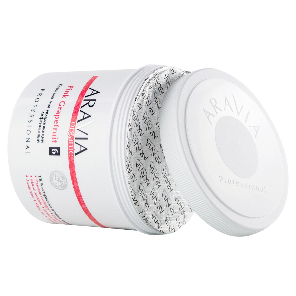 Аравия Профессионал Крем для тела увлажняющий лифтинговый Pink Grapefruit, 550 мл (Aravia Professional, Aravia Organic) фото 4