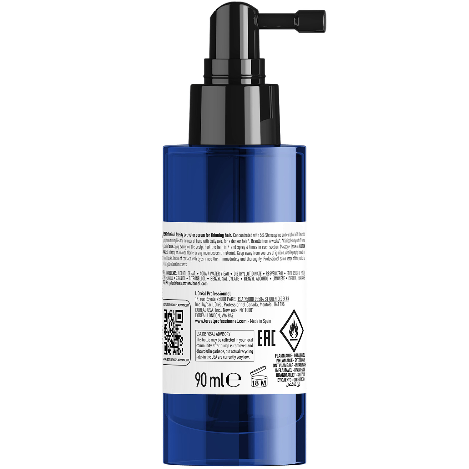 Лореаль Профессионель Сыворотка Serioxyl Advanced Denser для уплотнения тонких волос, 90 мл (L'oreal Professionnel, Serie Expert) фото 10